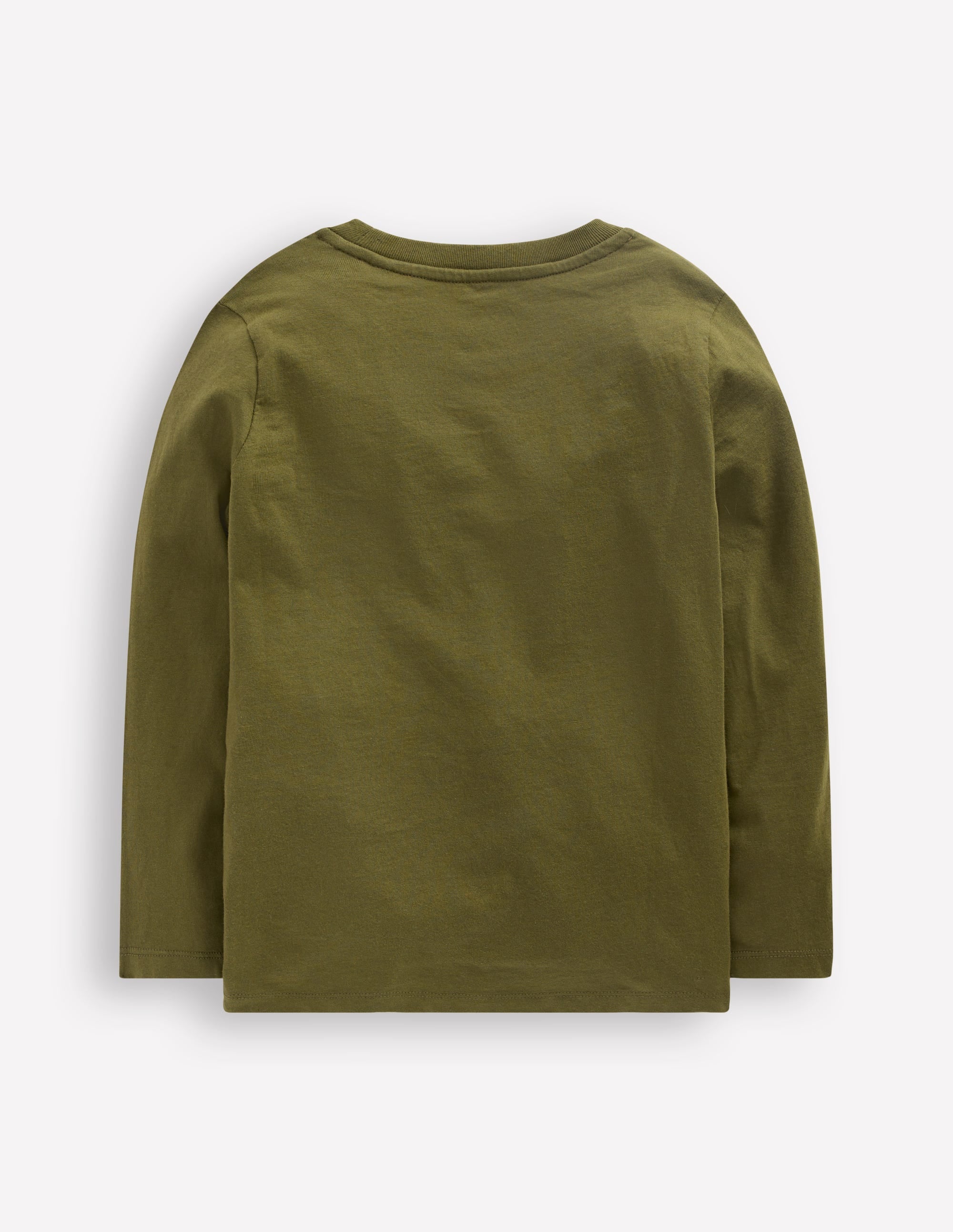 Long Sleeve Bouclé T-shirt-Winter Moss Deer