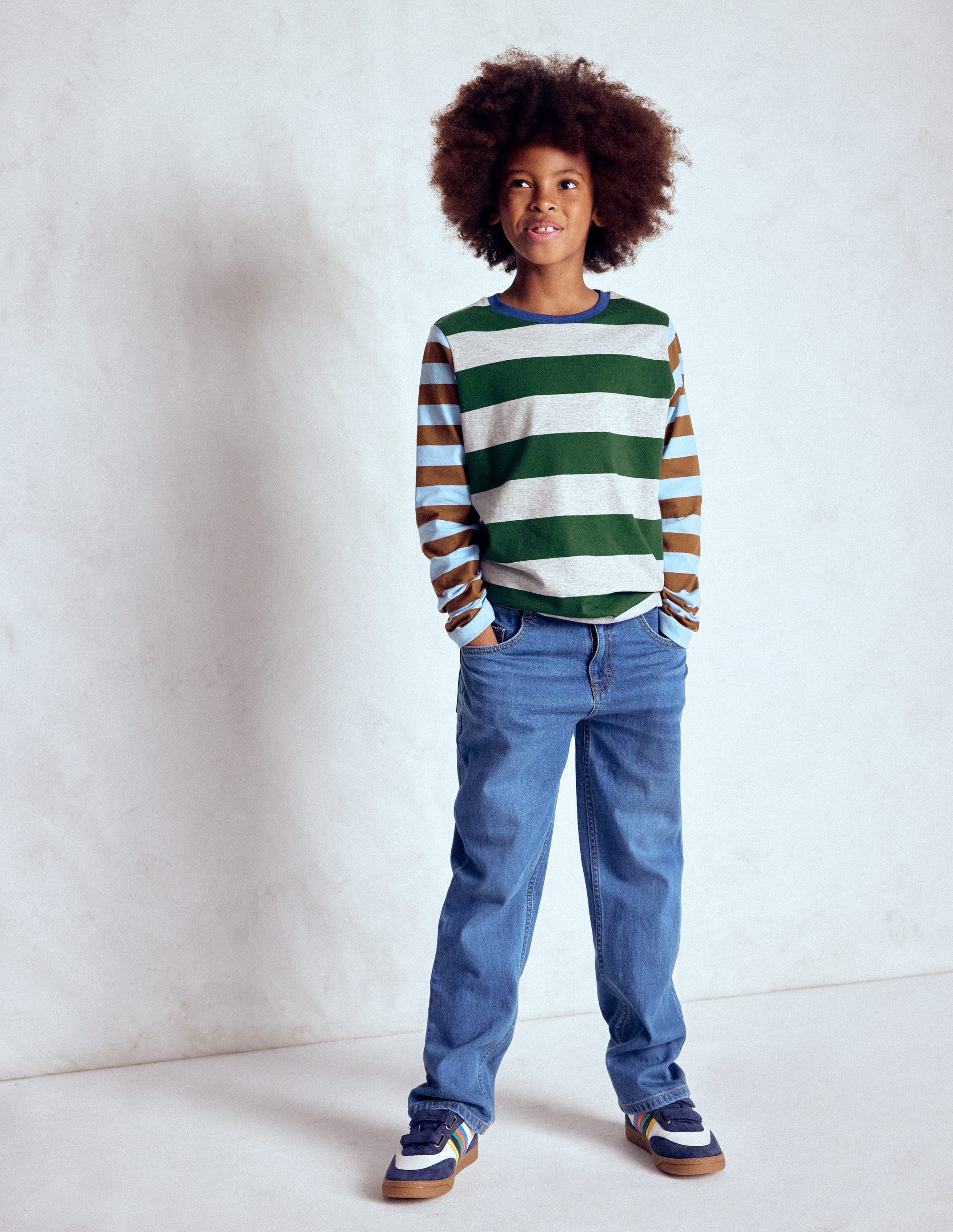 Long Sleeve Hotchpotch T-shirt-Hotch Multi