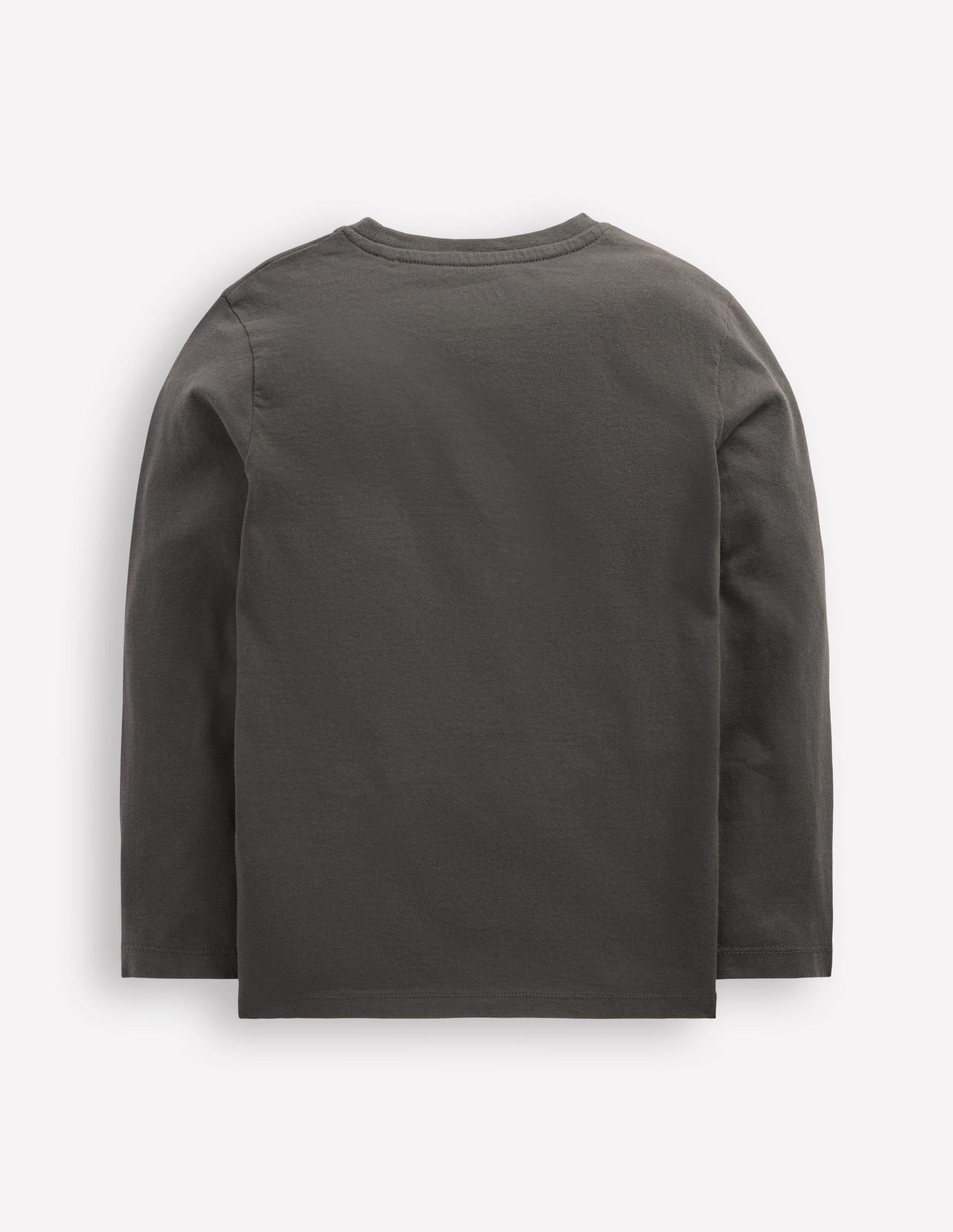 Zip Detail Appliqué T-shirt-Phantom UFO