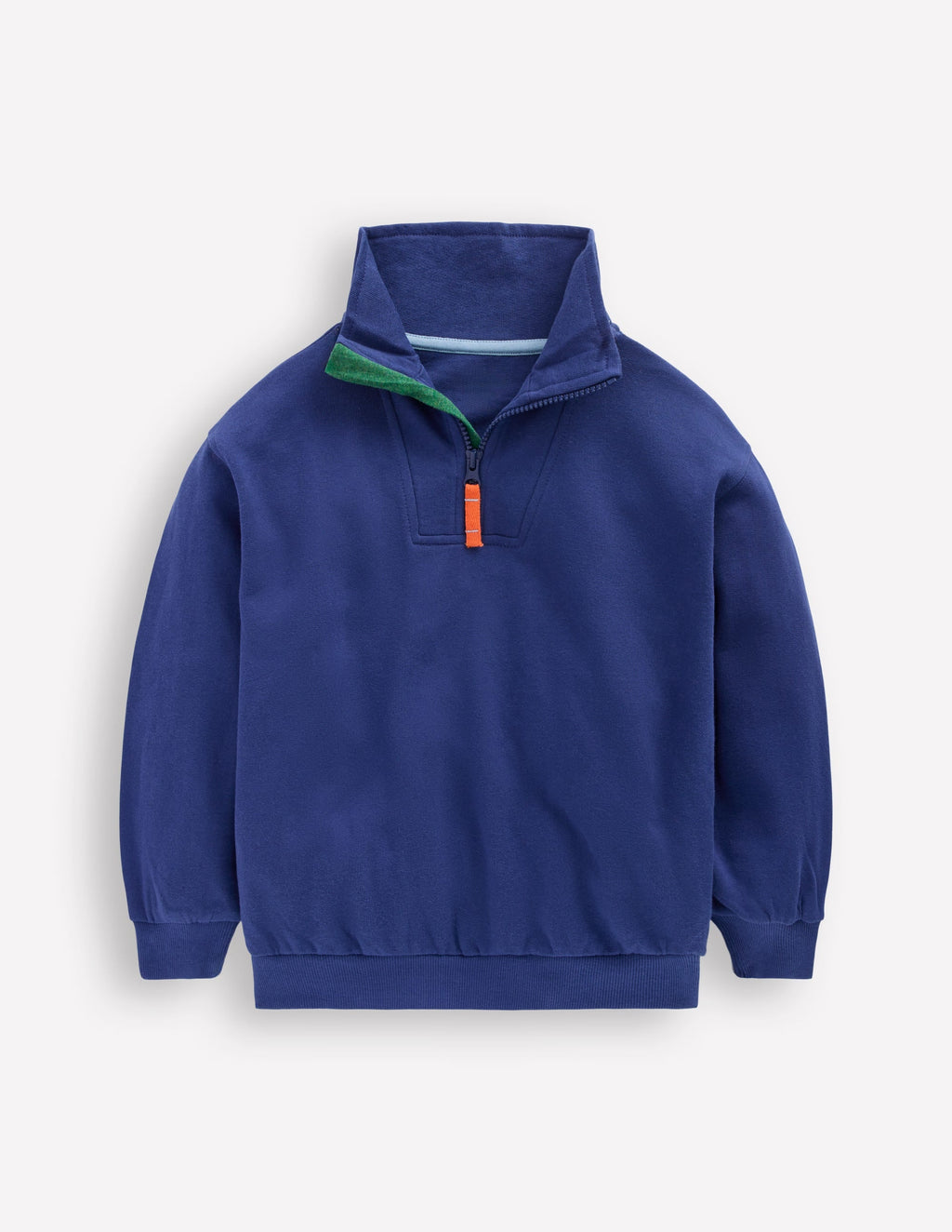 Half-Zip Sweatshirt-Navy