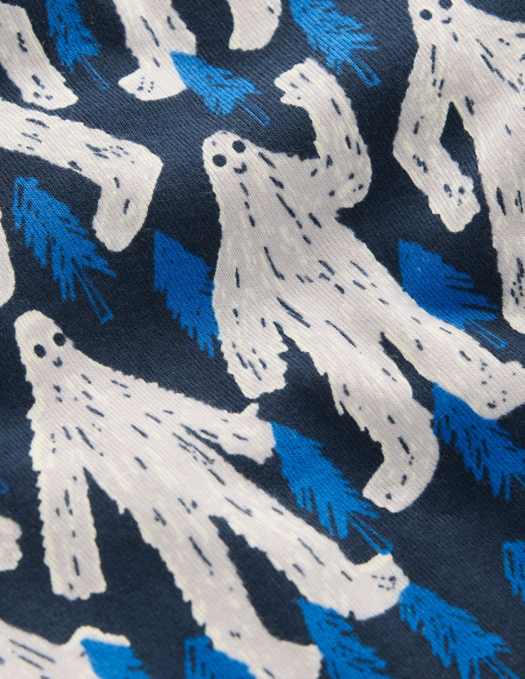 Snug Glow-In-The-Dark Pajamas-Carbon Yetti