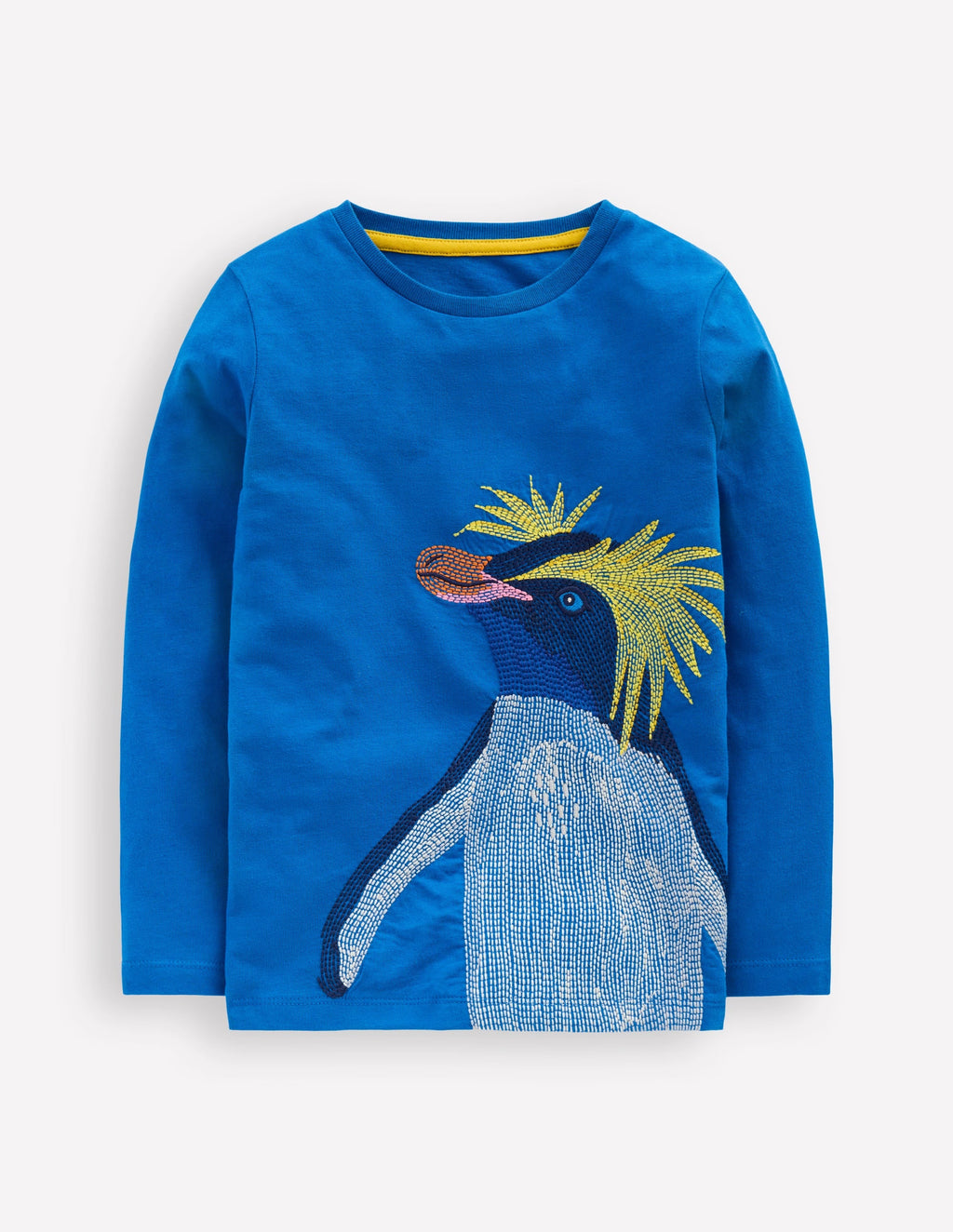 Longsleeve Superstitch T-shirt-Directoire Blue Penguin