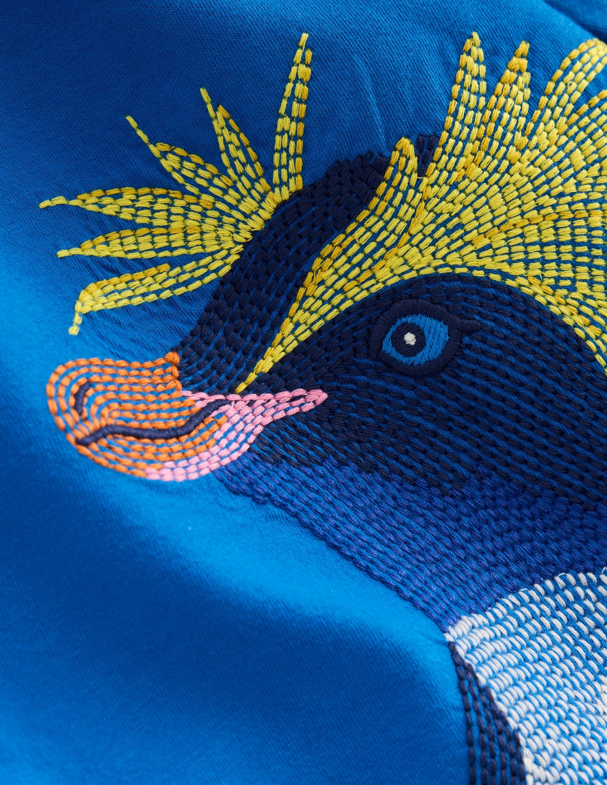 Longsleeve Superstitch T-shirt-Directoire Blue Penguin