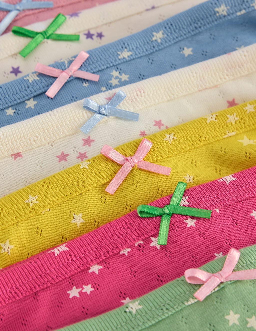 7-Pack Pointelle Underwear-Multi Stars