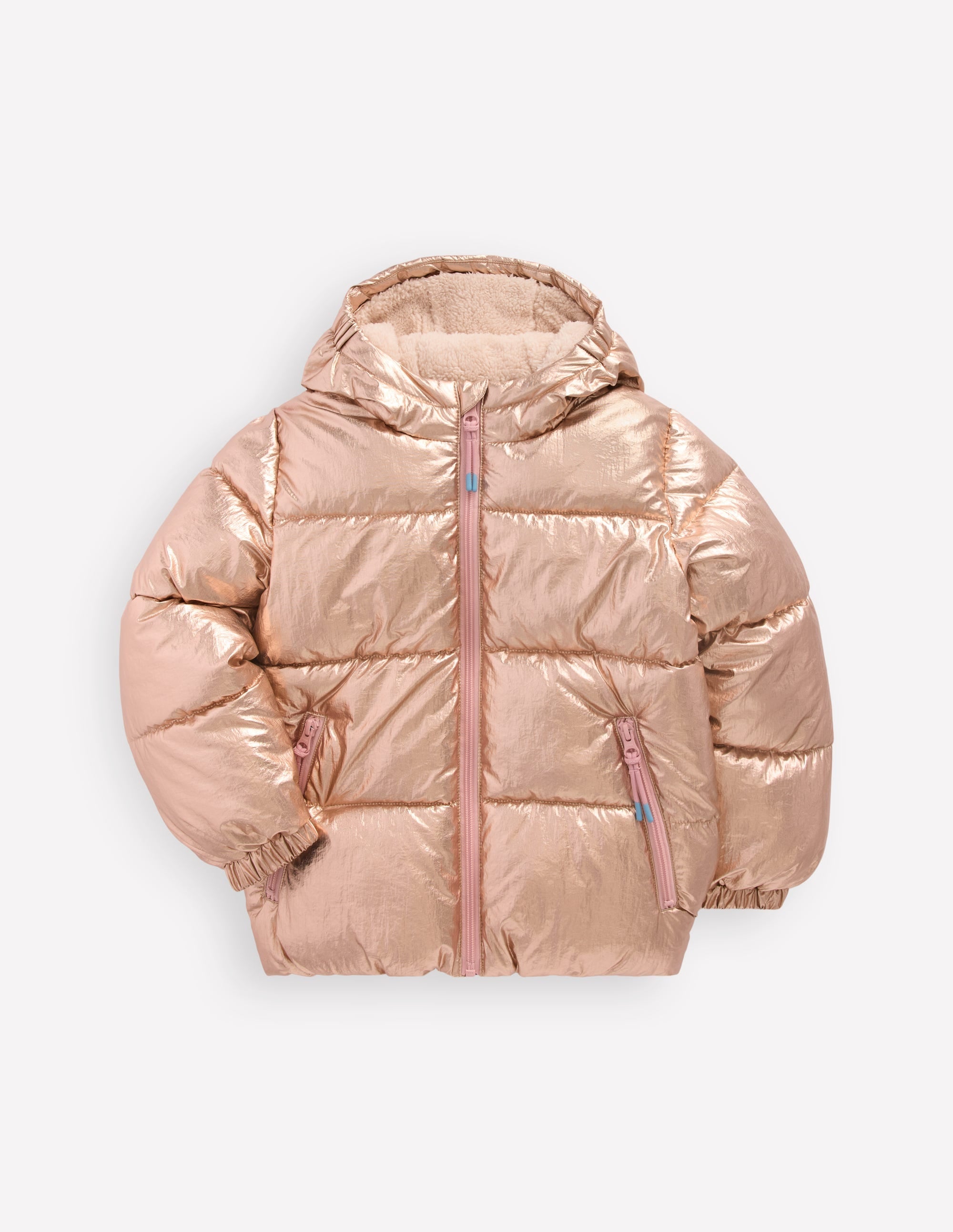 Fun Padded Coat-Gold