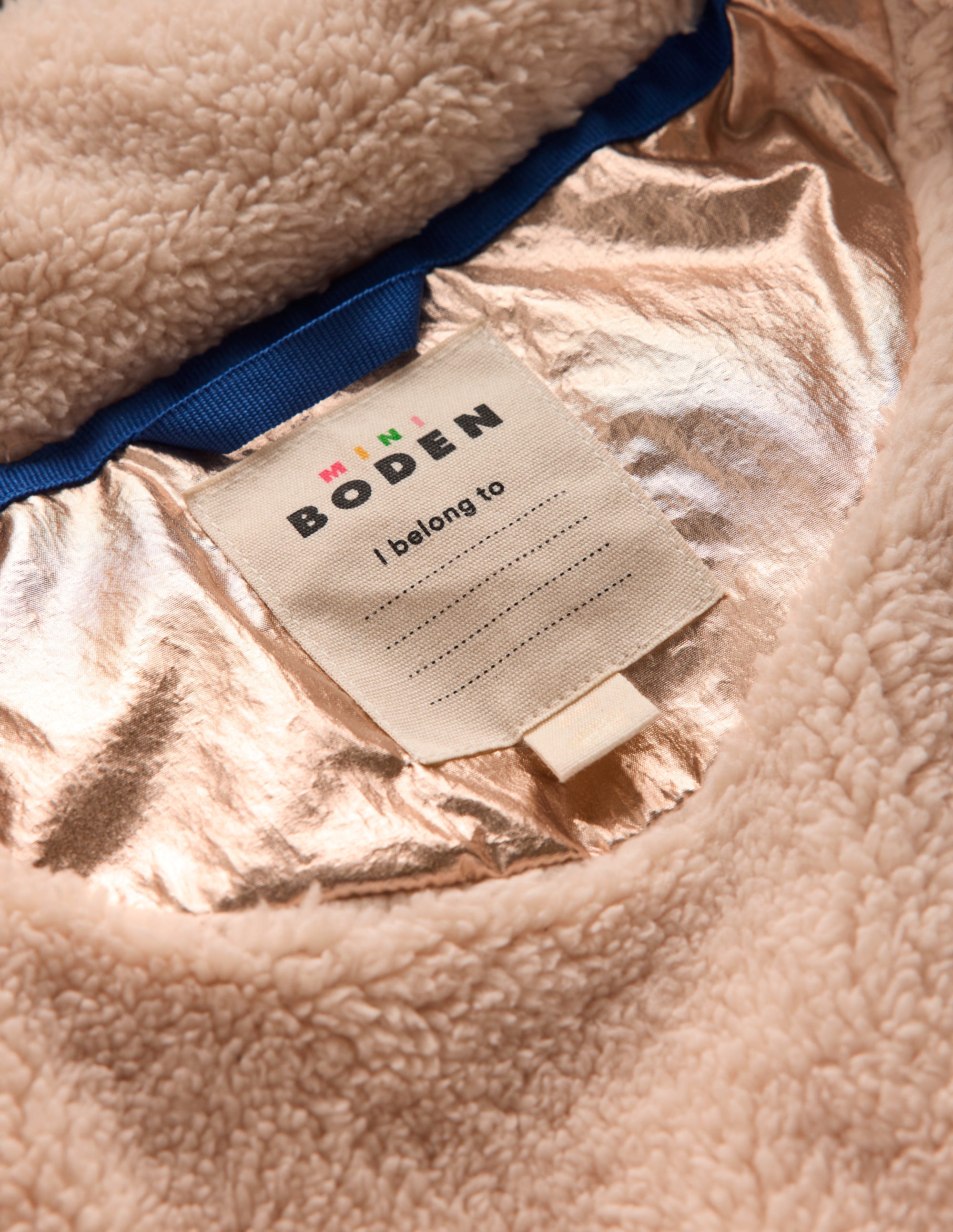 Fun Padded Coat-Gold