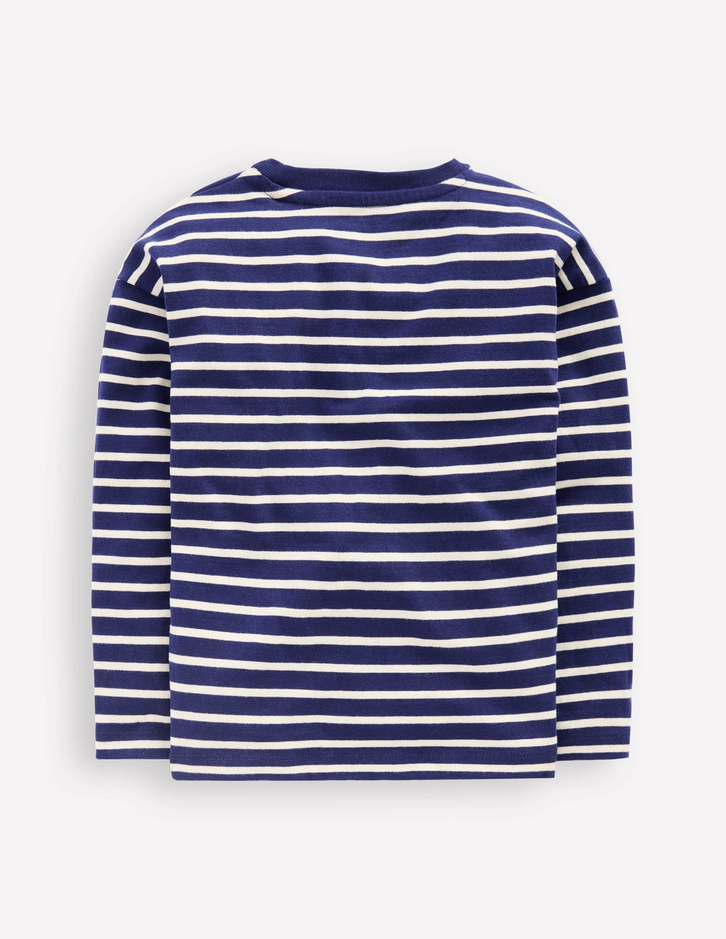 Long Sleeve Relaxed Breton-Navy/Ivory