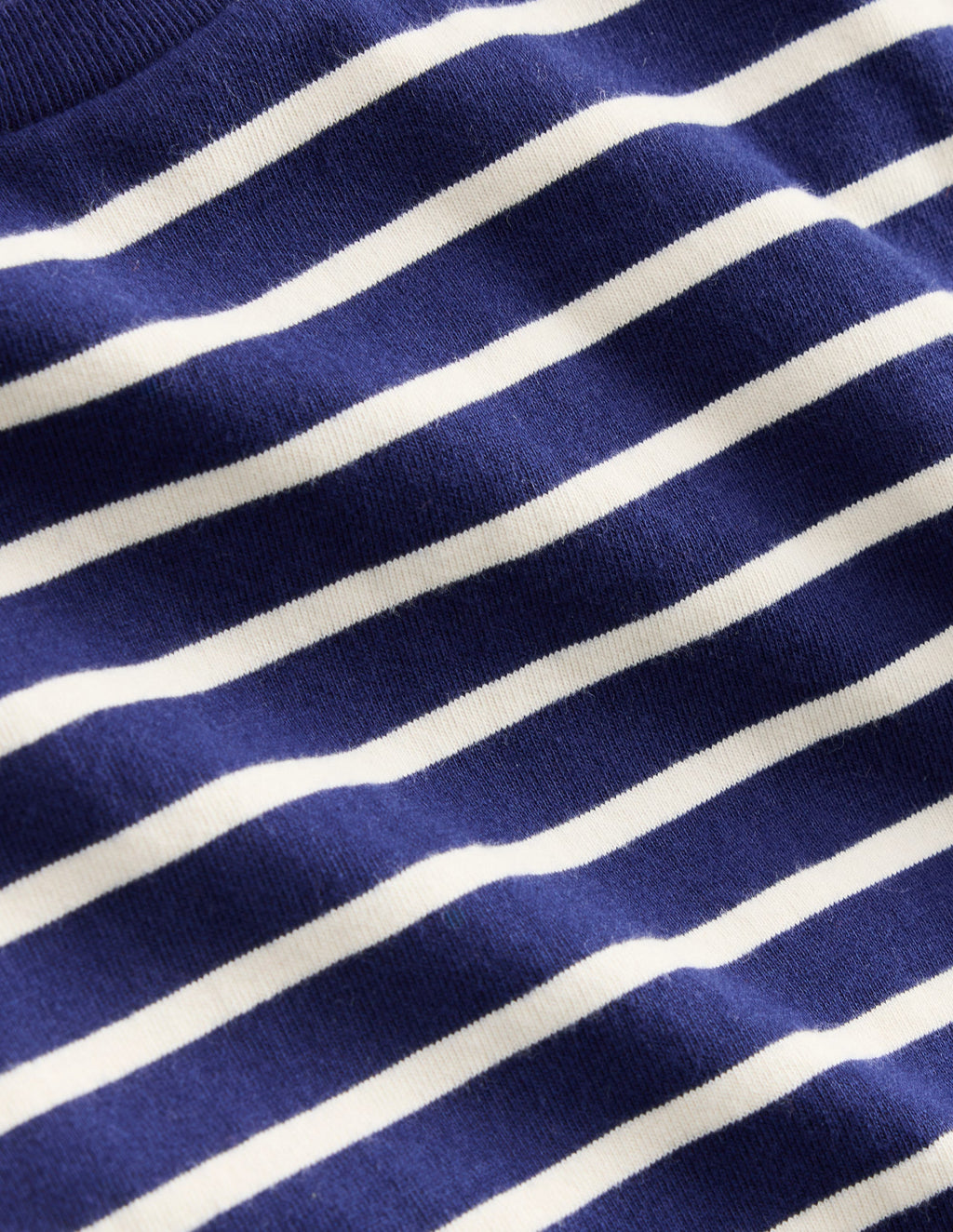 Long Sleeve Relaxed Breton-Navy/Ivory