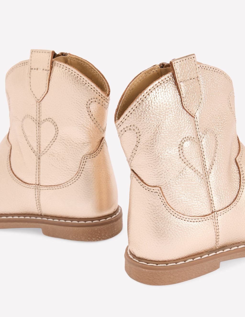 Western Boots-Gold