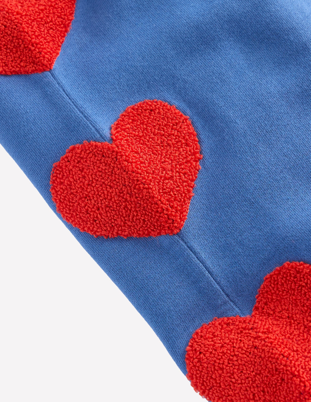 Bobbie Appliqué Sweatpants-Bluejay Hearts