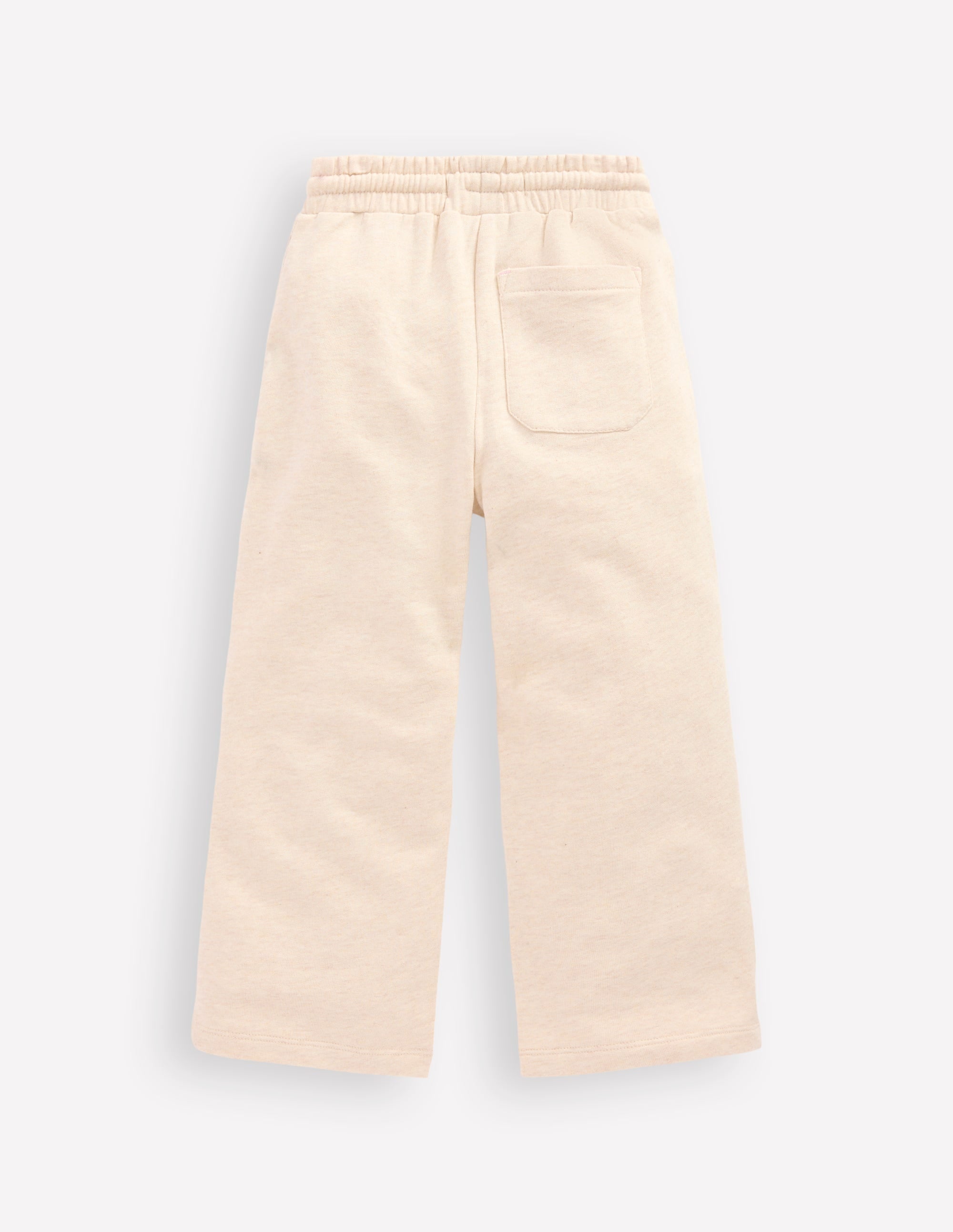 Bobbie Appliqué Sweatpants-Ivory Rainbows