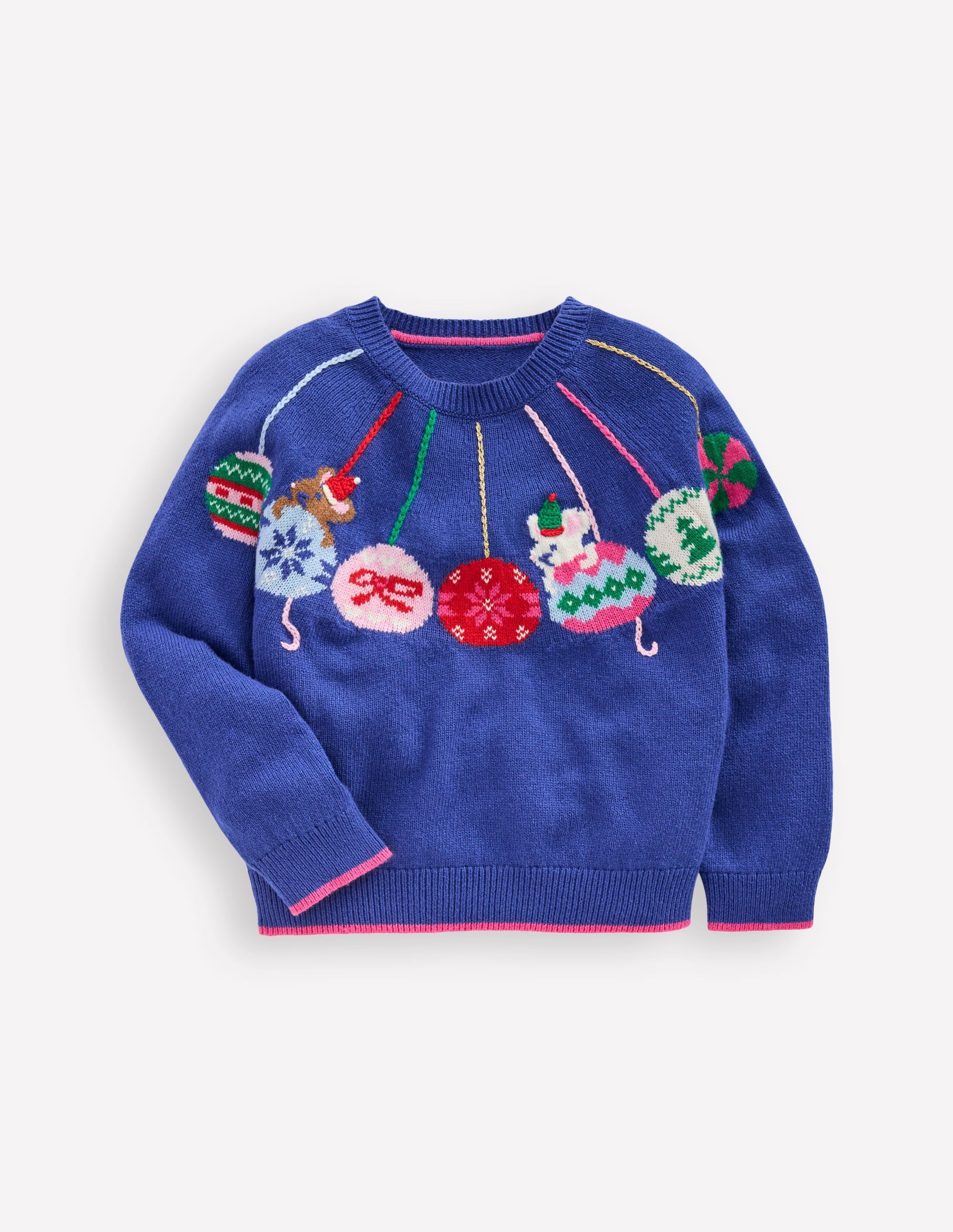 Fun Logo Sweater-College Navy Baubles