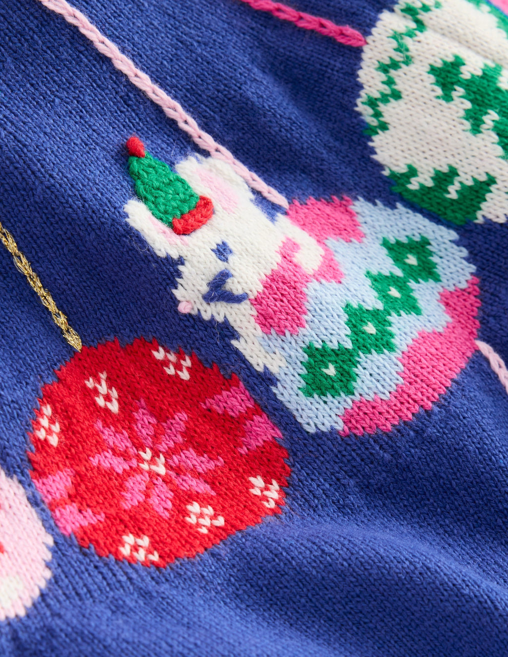 Fun Logo Sweater-College Navy Baubles