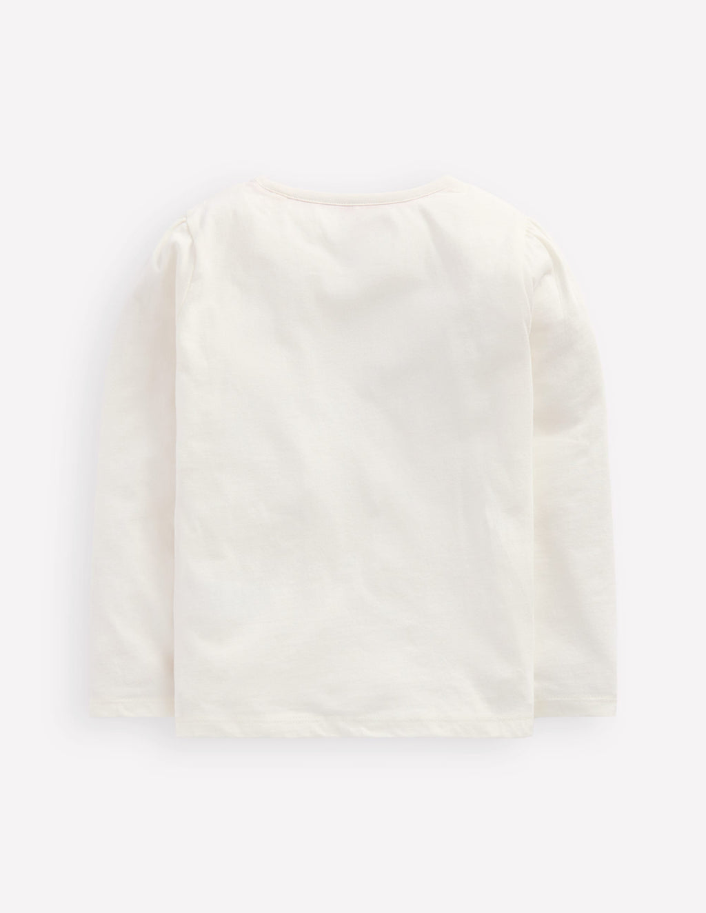 Puff Sleeve Appliqué  T-shirt-Soft Ivory Nutcracker