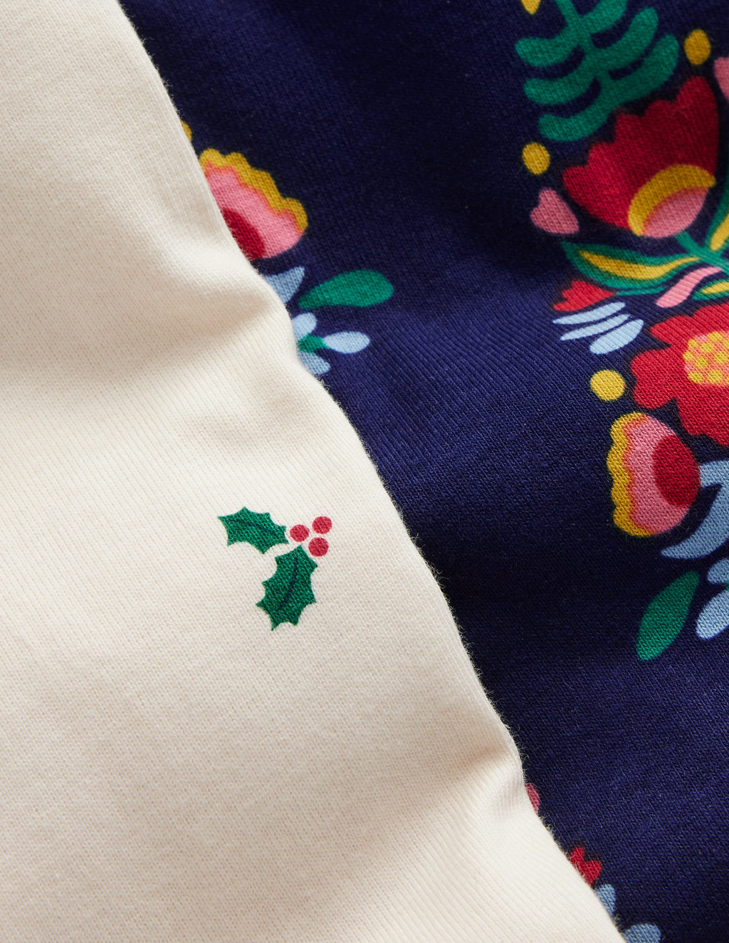 Twin Pack Snug Pajamas-College Navy Christmas Trees