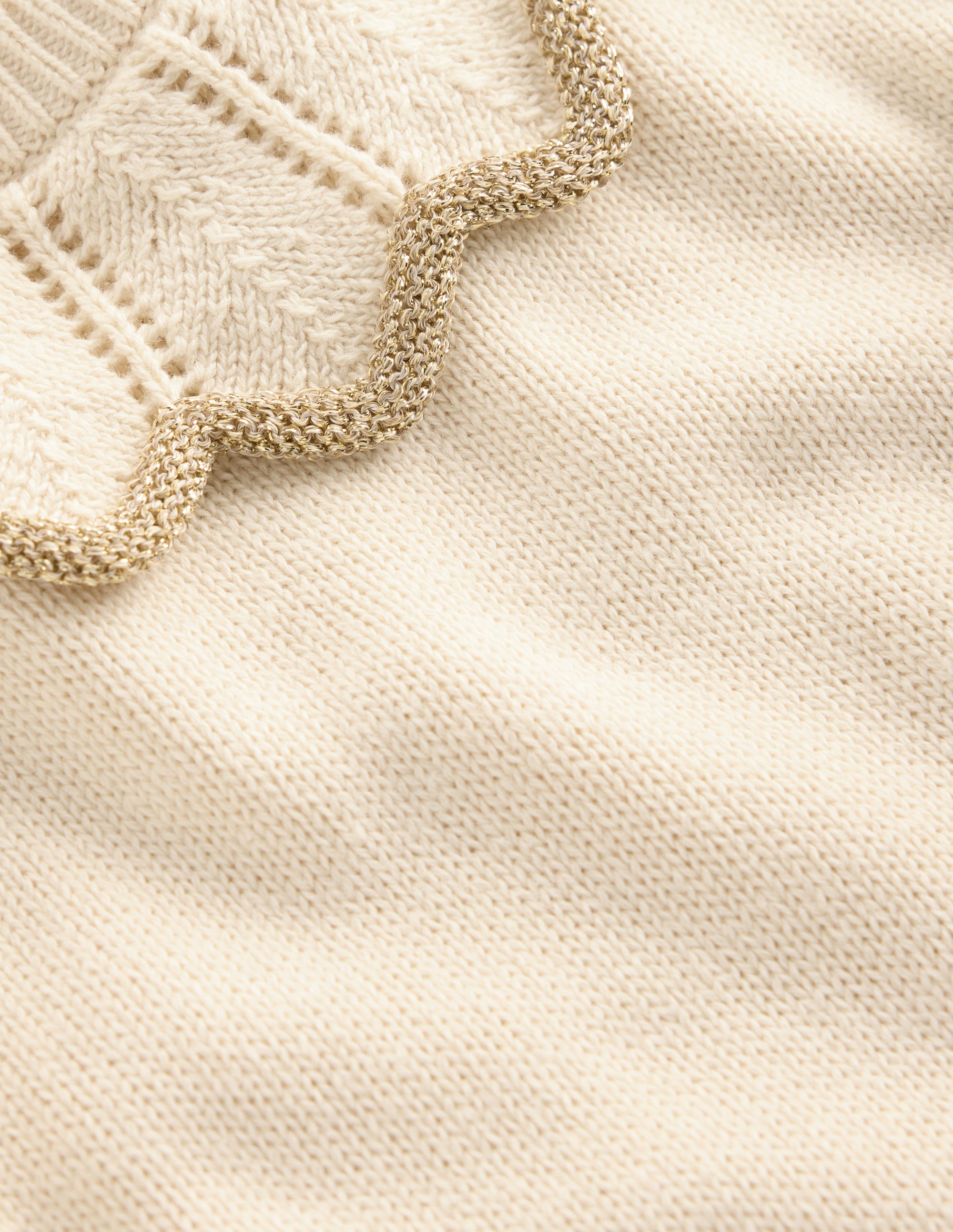 Pretty Collared Knitted Dress-Soft Ivory