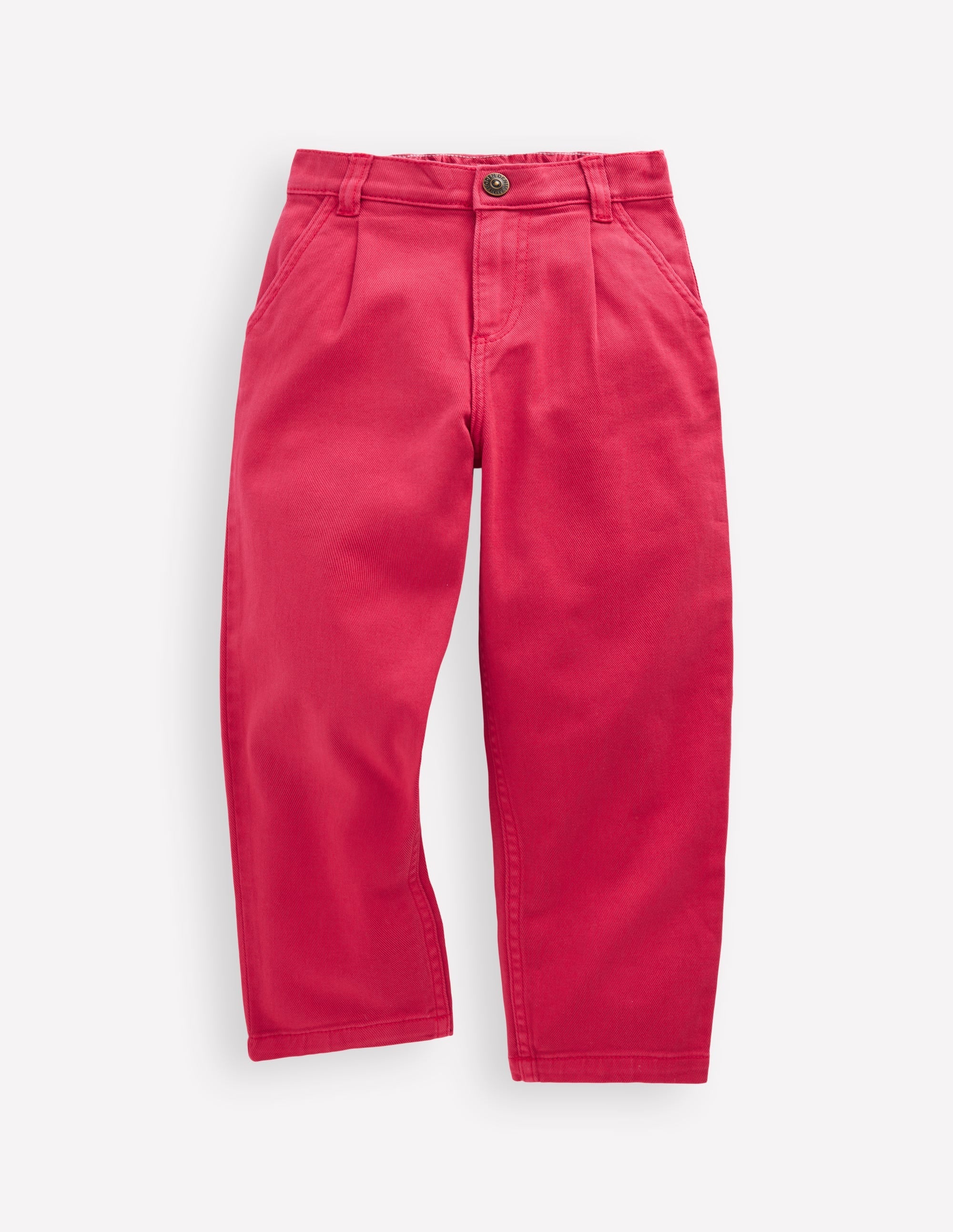 Pleat Jeans-Raspberry Pink