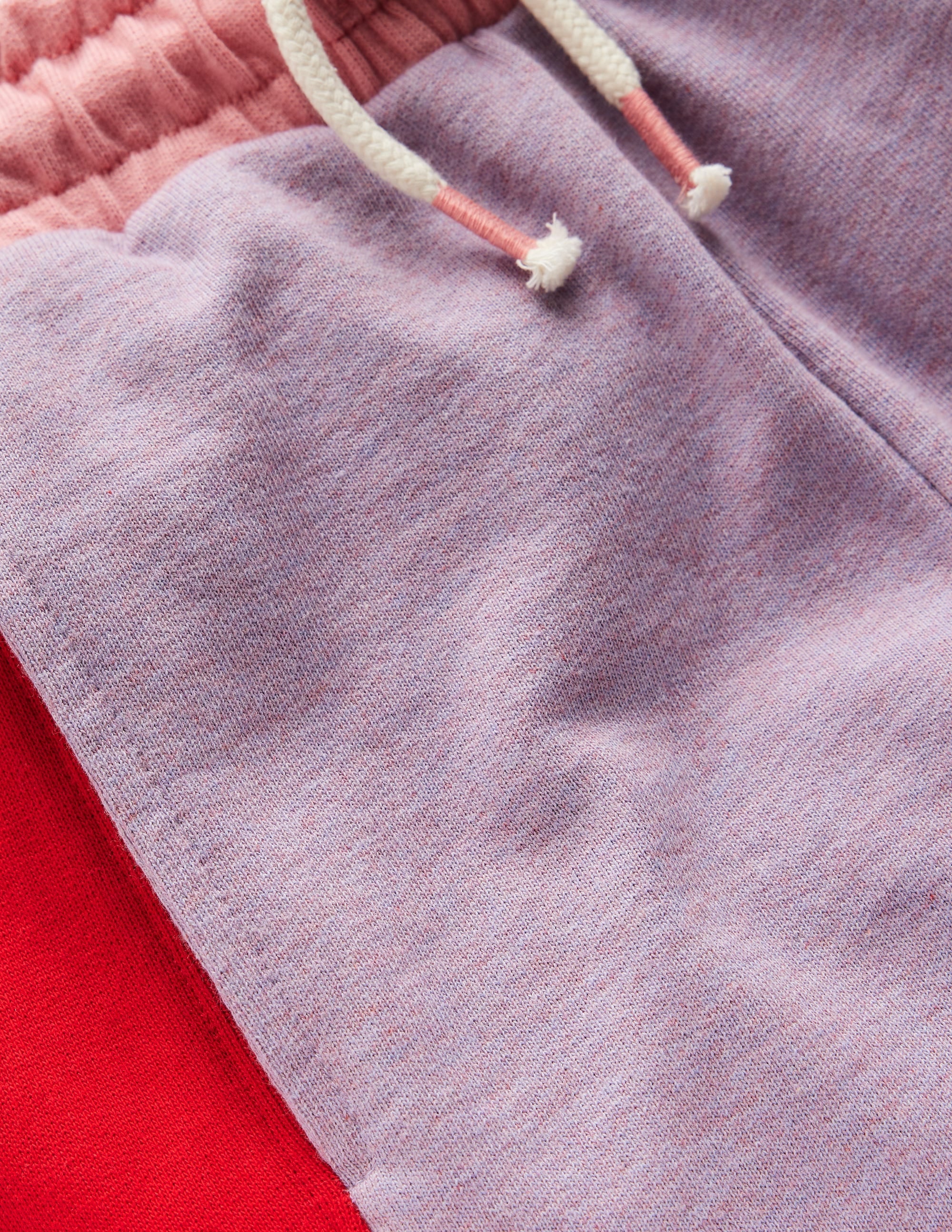 Wide Leg Sweatpants-Colourblock