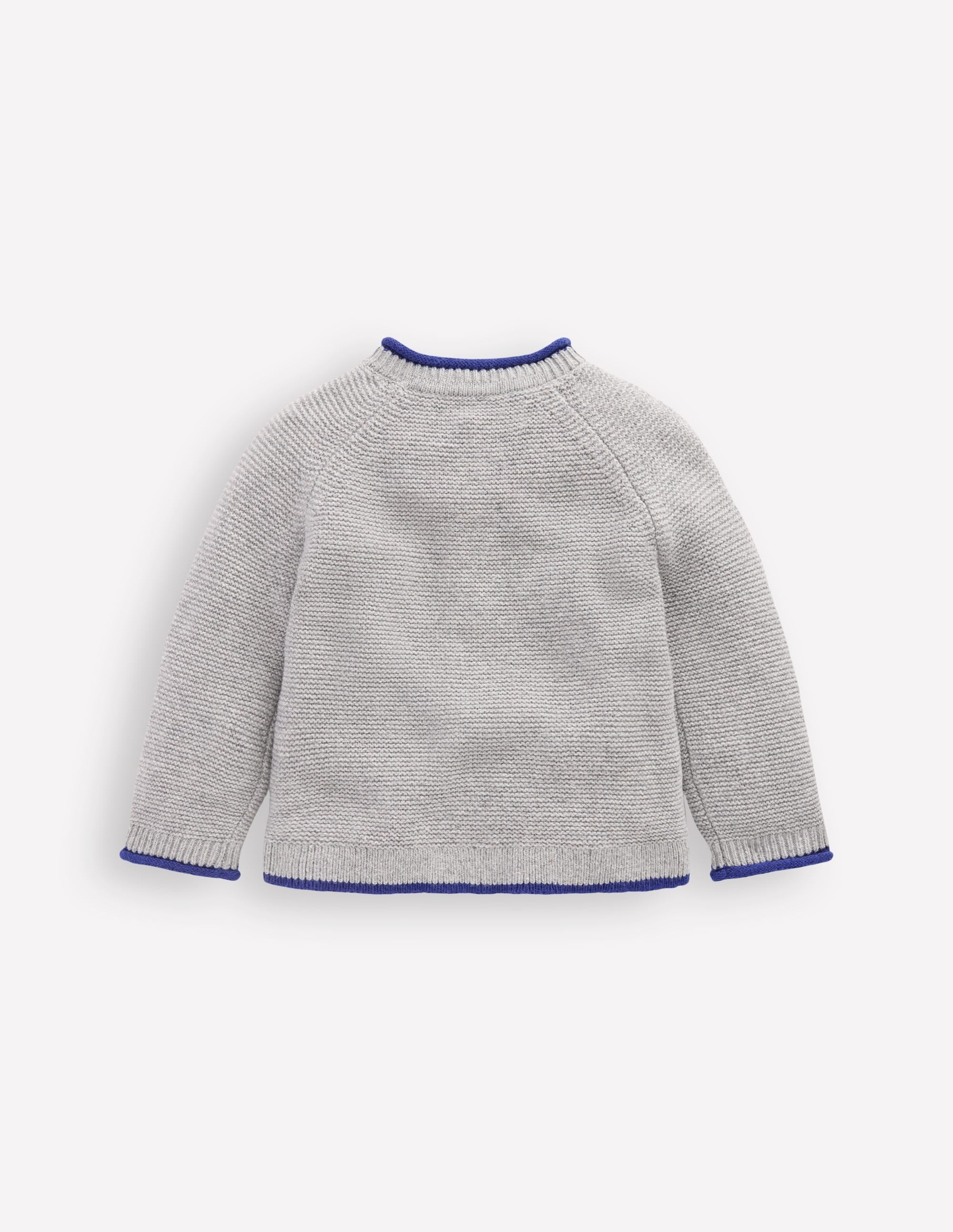 Novelty Logo Cardigan-Grey Marl Cars