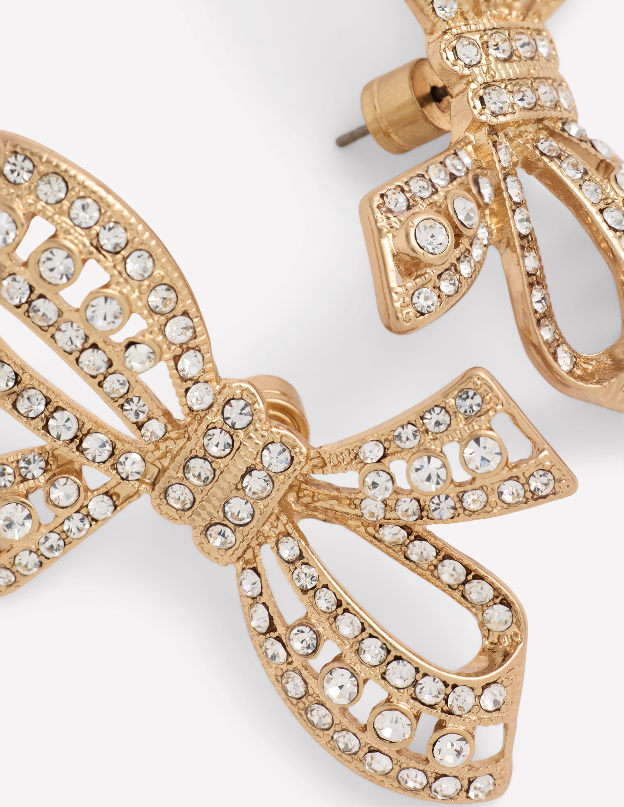 Jewel Novelty Earrings-Gold Colour