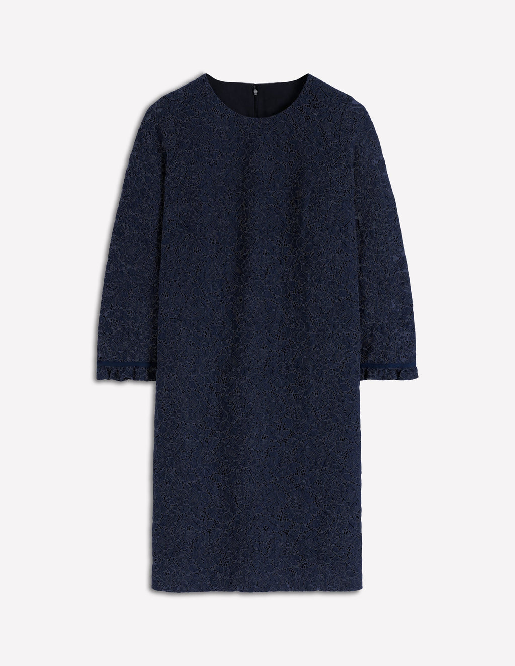 Lace Occasion Mini Dress-Navy