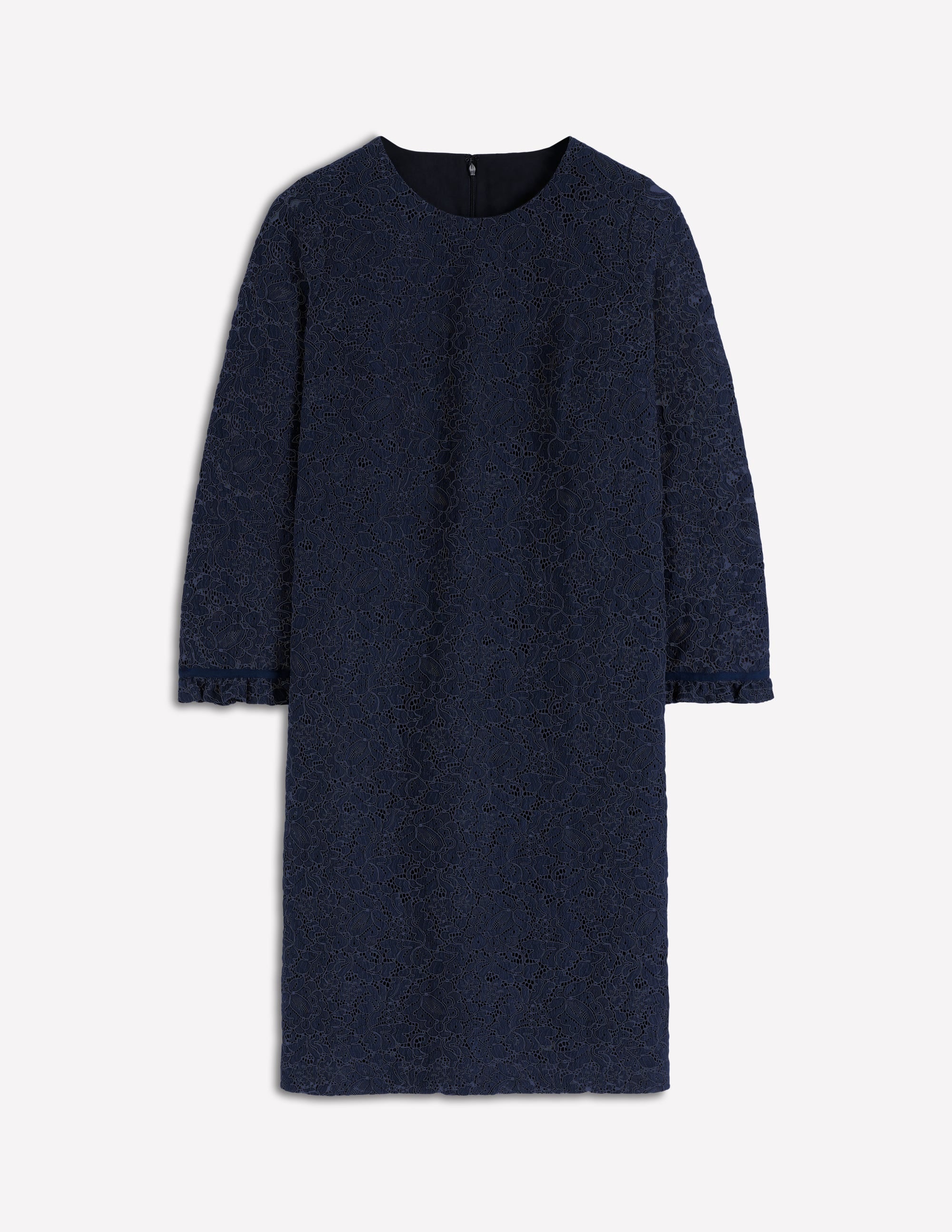 Lace Occasion Mini Dress-Navy