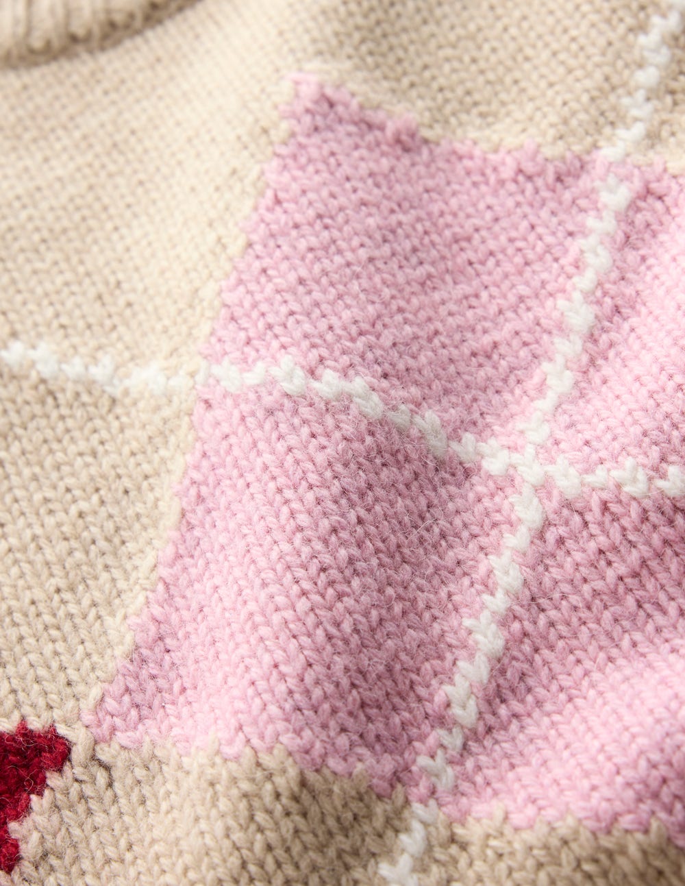 Eleanor Fair Isle Vest-Chinchilla Melange Argyle