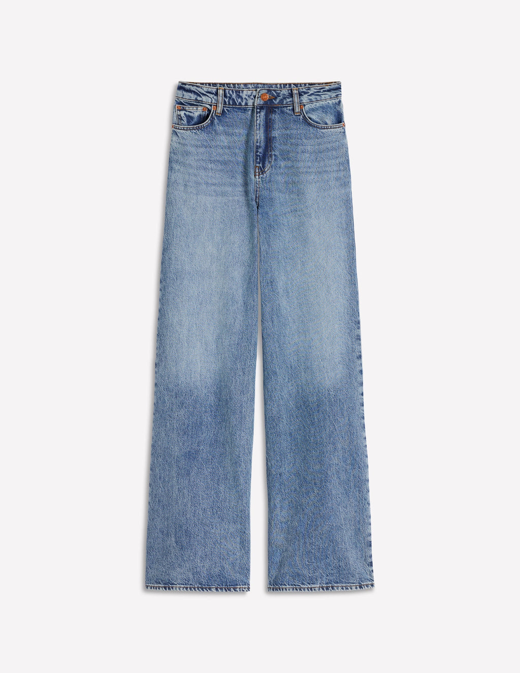 Relaxed Wide Leg  Jeans-Mid Vintage