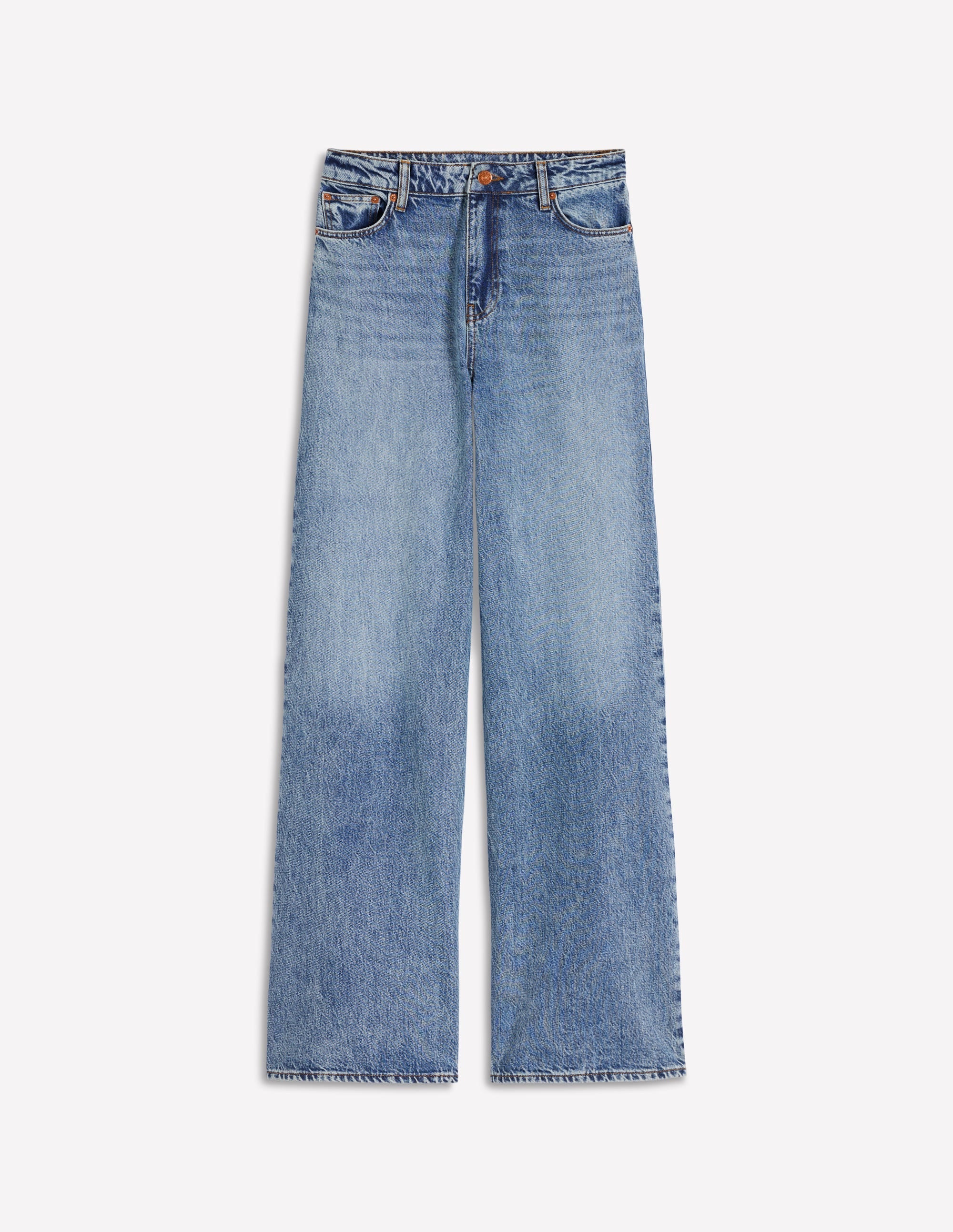 Relaxed Wide Leg  Jeans-Mid Vintage