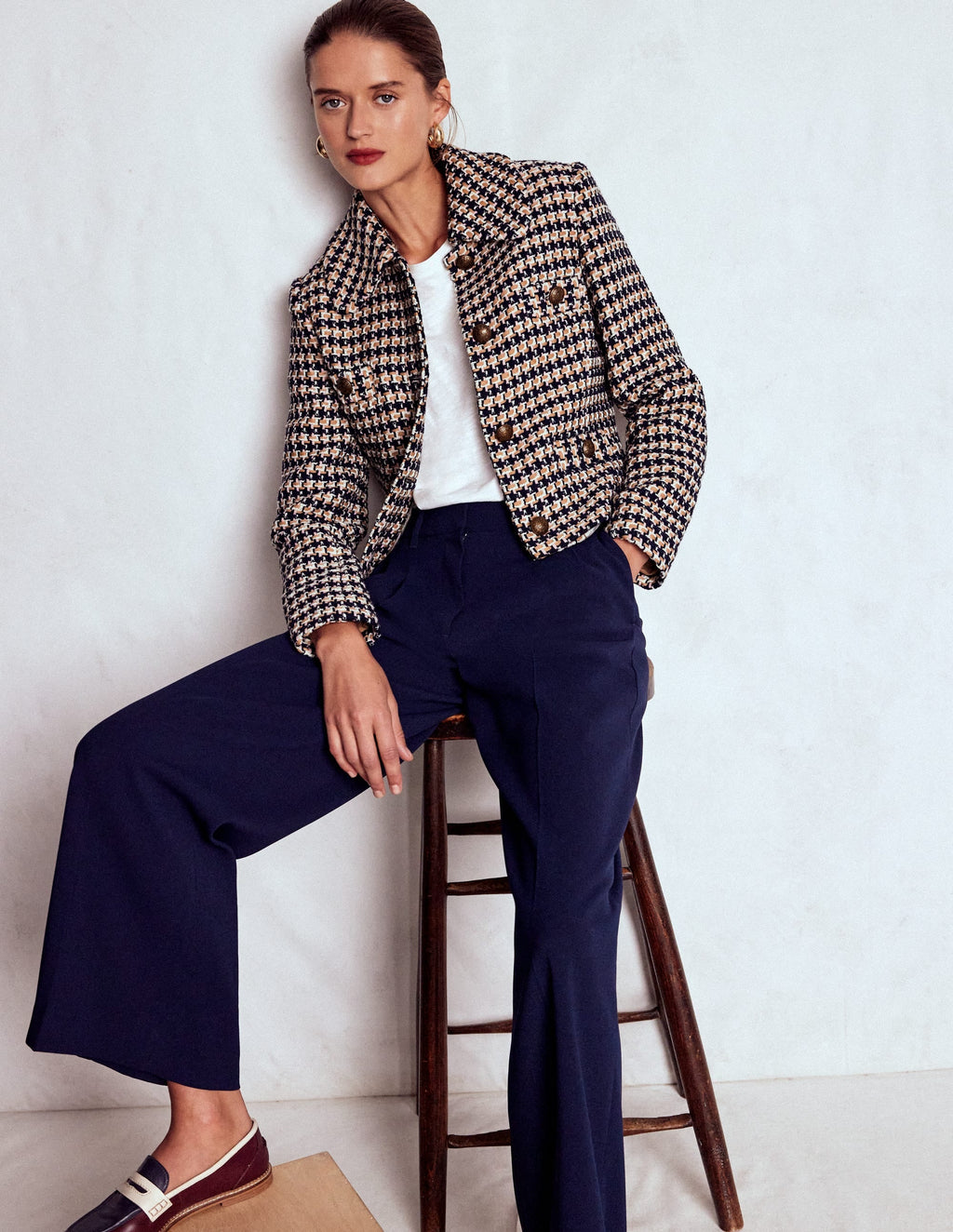 Button Up textured Jacket-CAMEL AND PINK TEXTURE