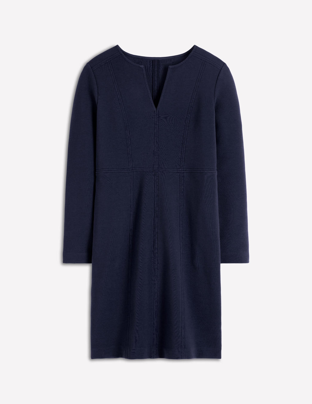 Colette Ottoman Shift Dress-Navy