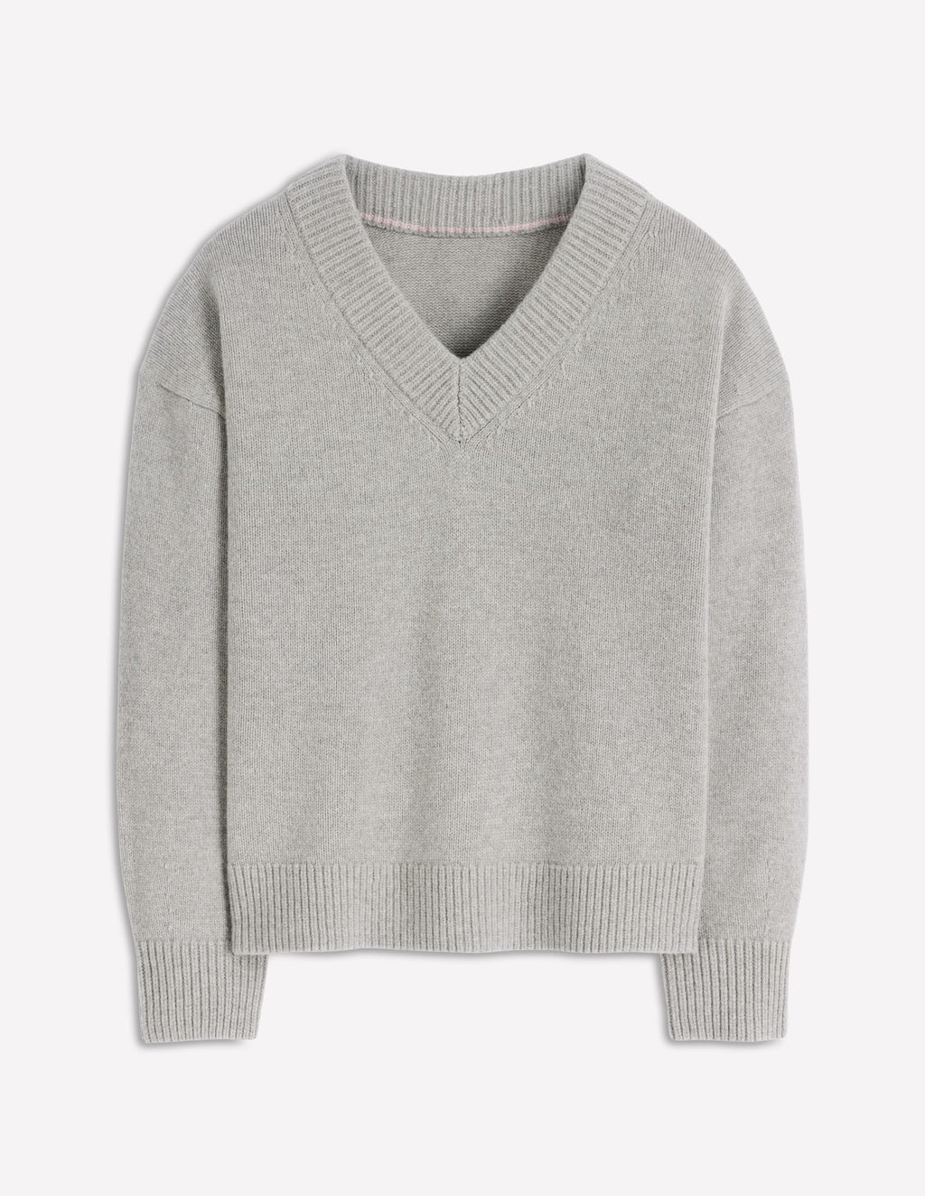 Marion Merino V-neck Sweater-March Hare