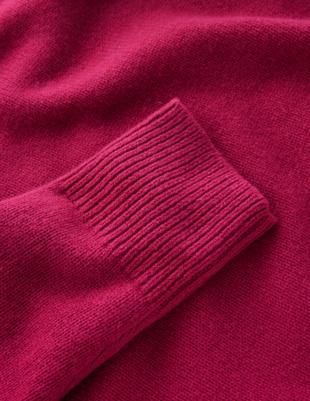 Polly Merino Roll Neck Sweater-Sorbet Pink