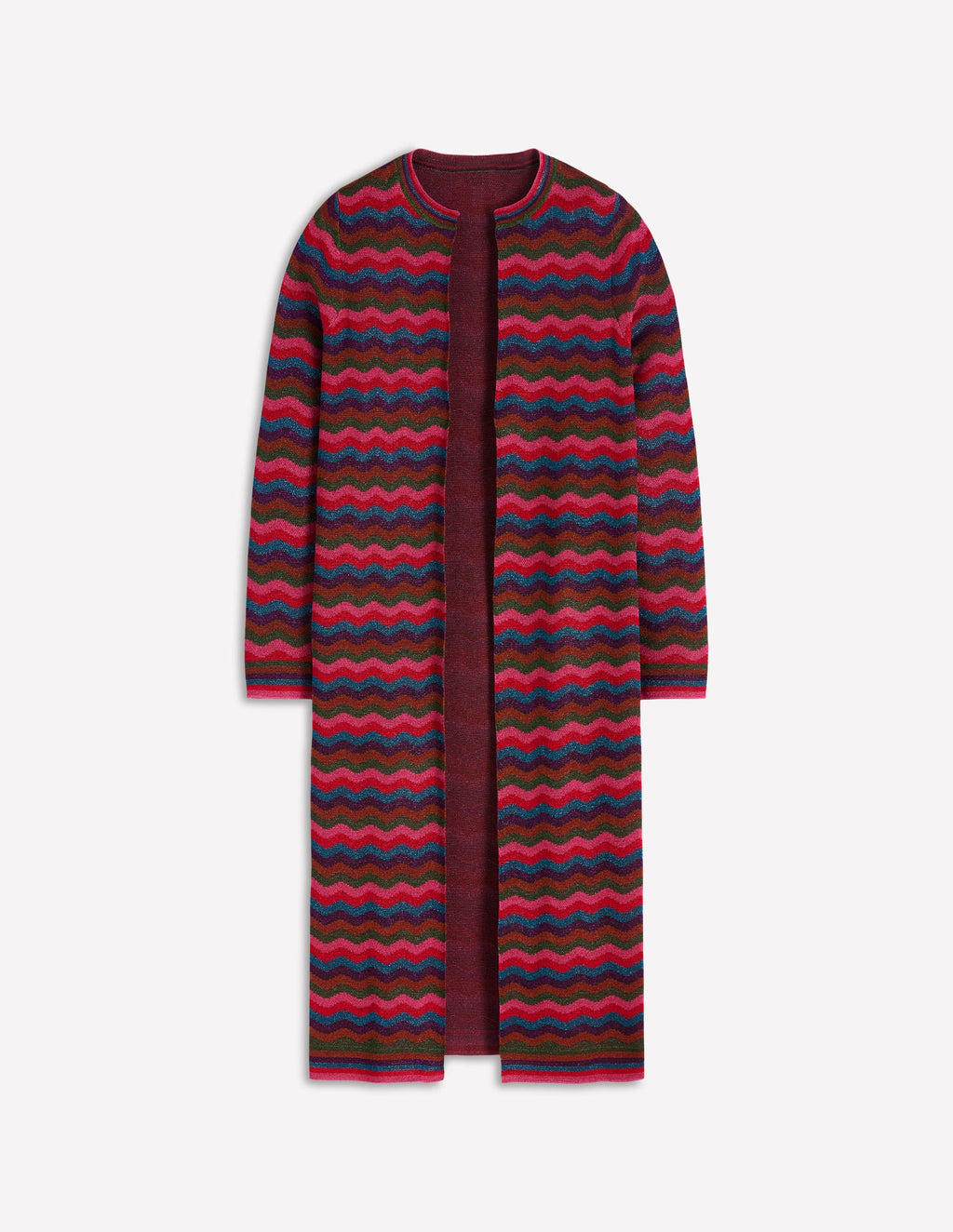 Edge to Edge Cardigan Coat-Multi