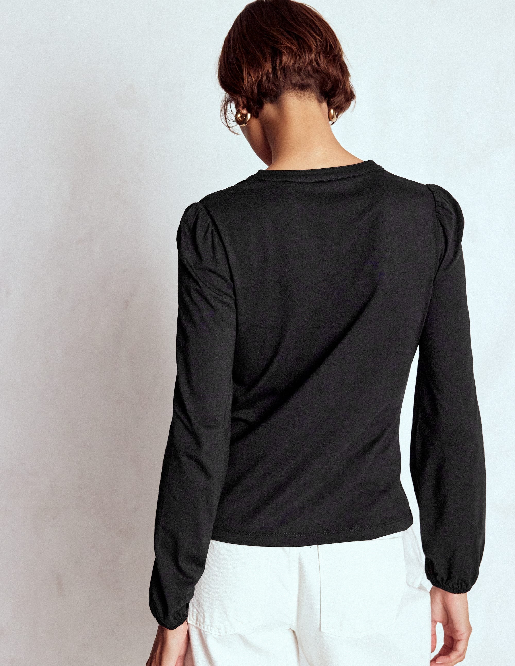 Supersoft Notch Top-Black