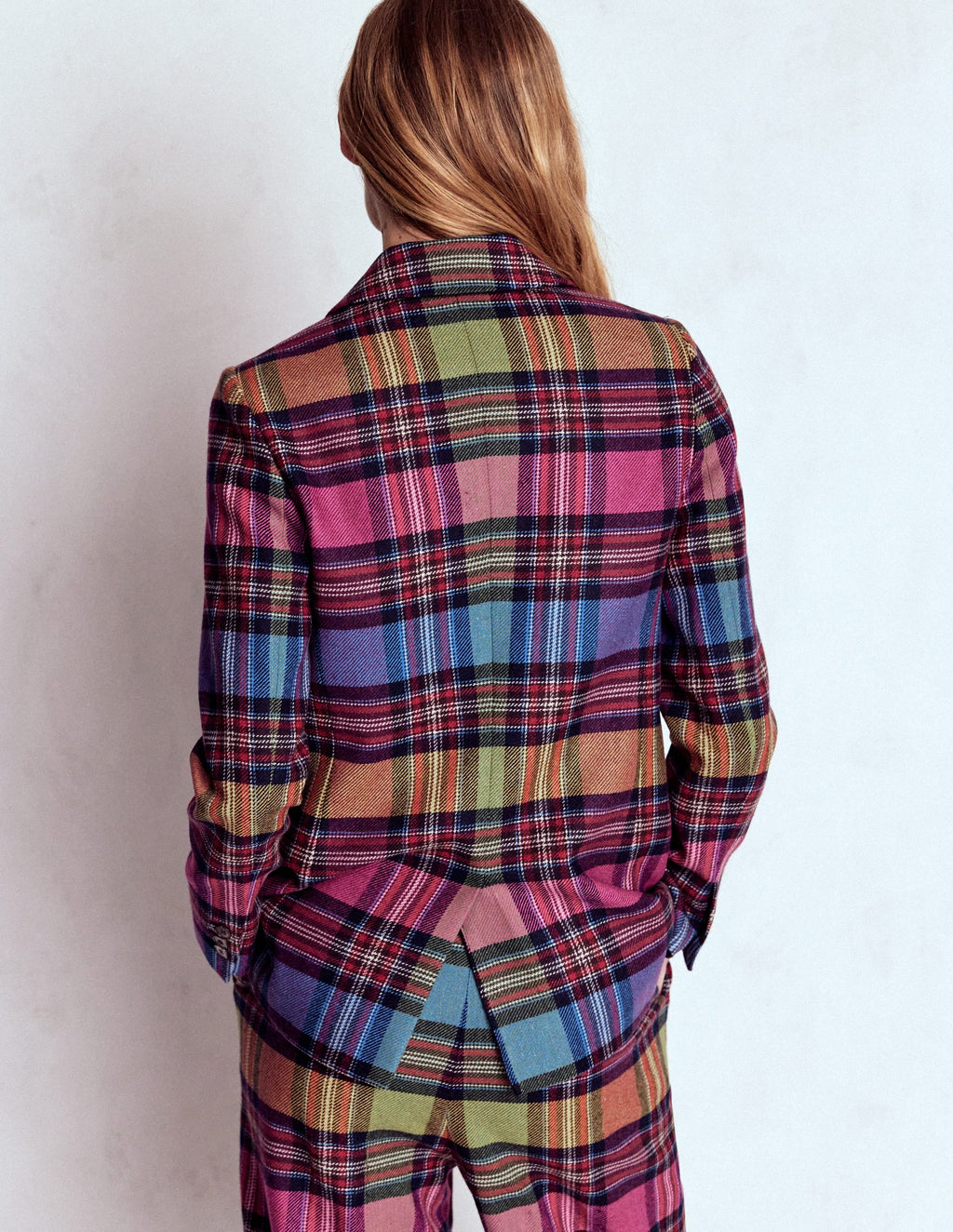 Woodbridge Check Blazer-Multi Blanket Check