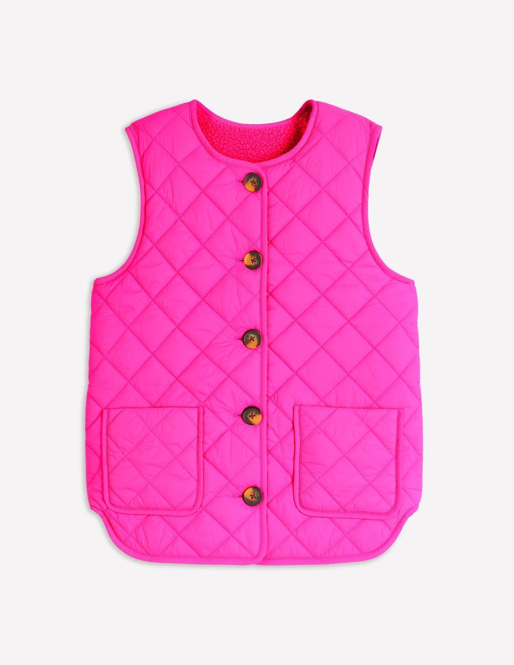 Clerkenwell Reversible Gilet-Pink Ribbon